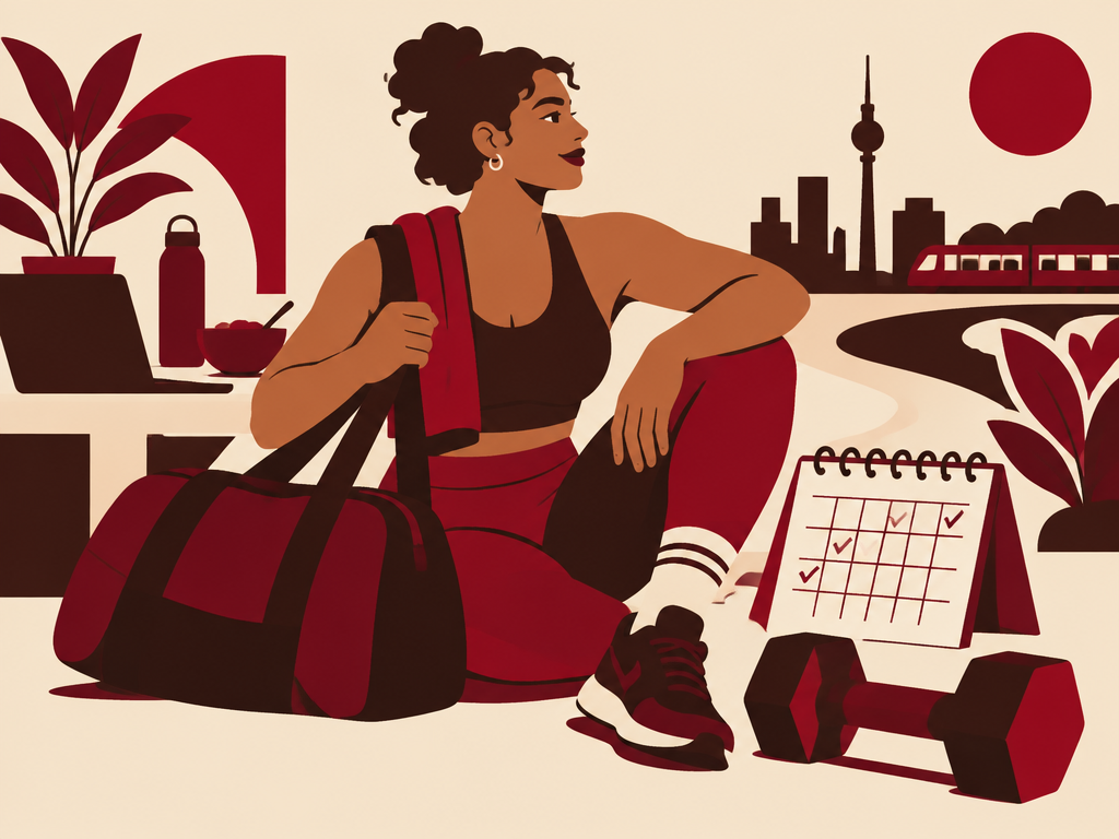Illustration of a sustainable everyday training routine